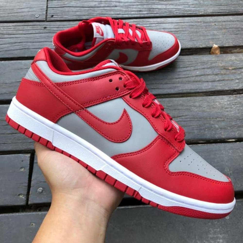 Nike Dunk Low x Retro Medium Grey Varsity Red UNLV Sneakers